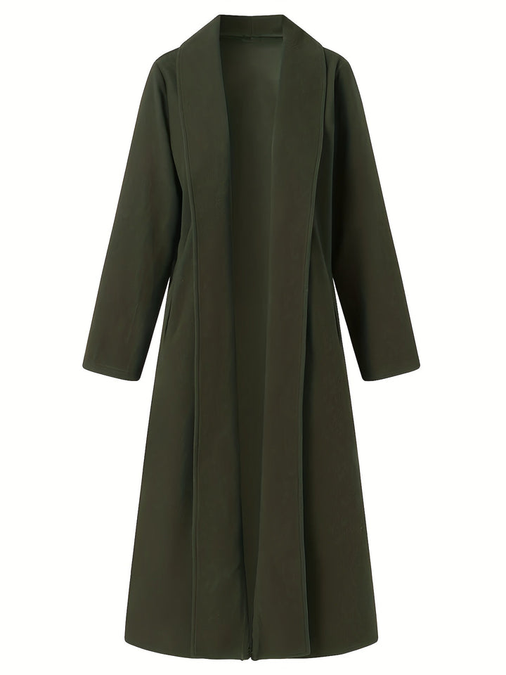 Marijke | Women's Plus Size Winter Coat Duster Long 9