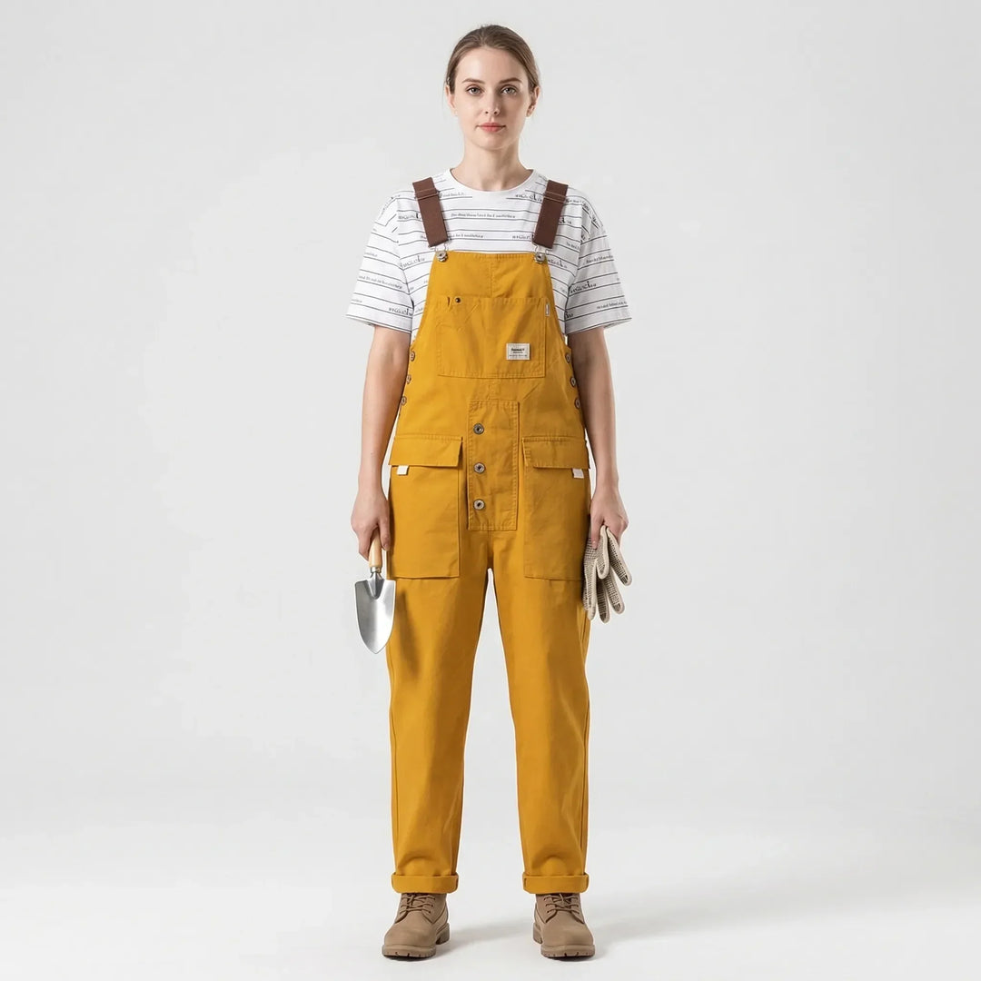 Marlowe | Women's Loose Fit Bib Overalls 1