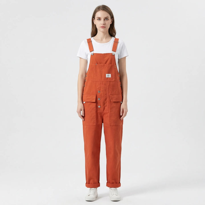 Marlowe | Women's Loose Fit Bib Overalls 3