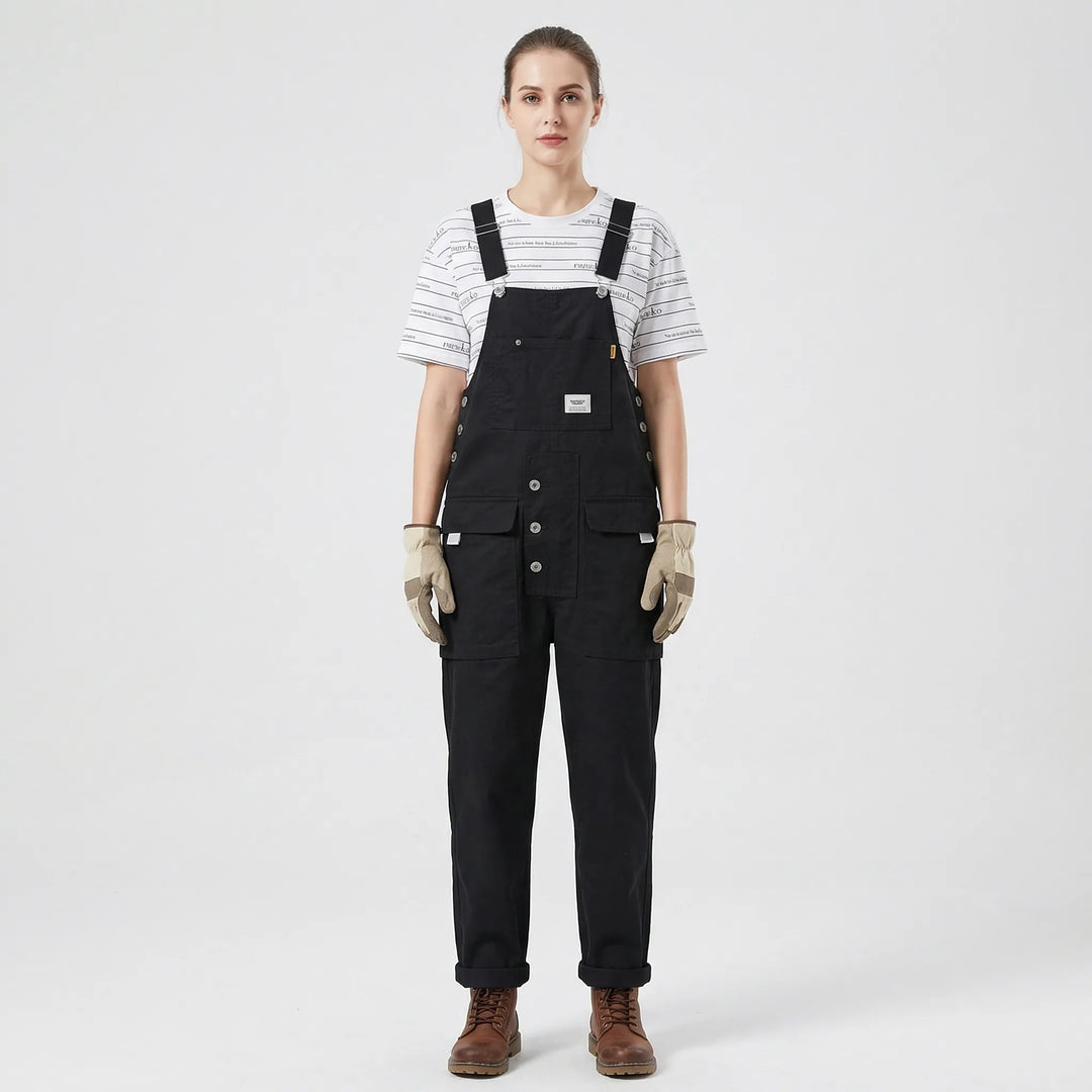 Marlowe | Women's Loose Fit Bib Overalls 4