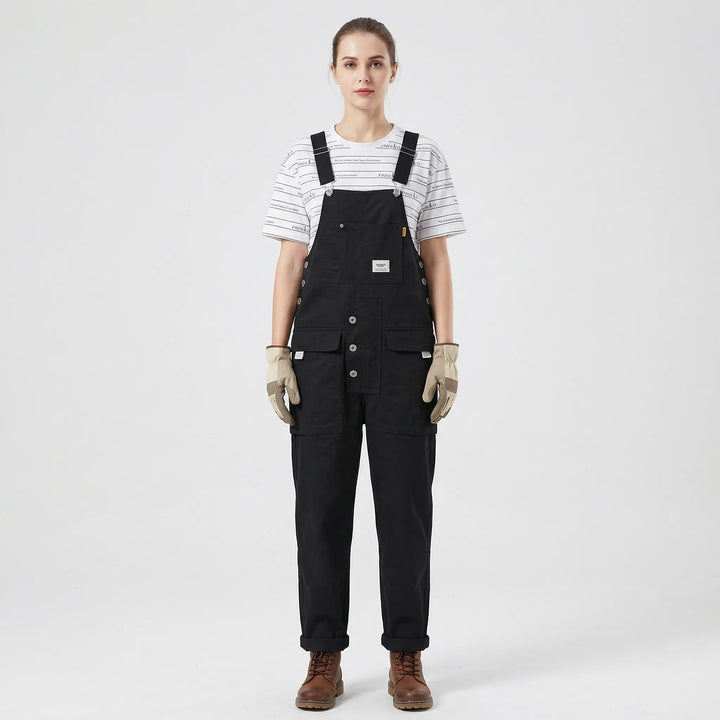 Marlowe | Women's Loose Fit Bib Overalls 4