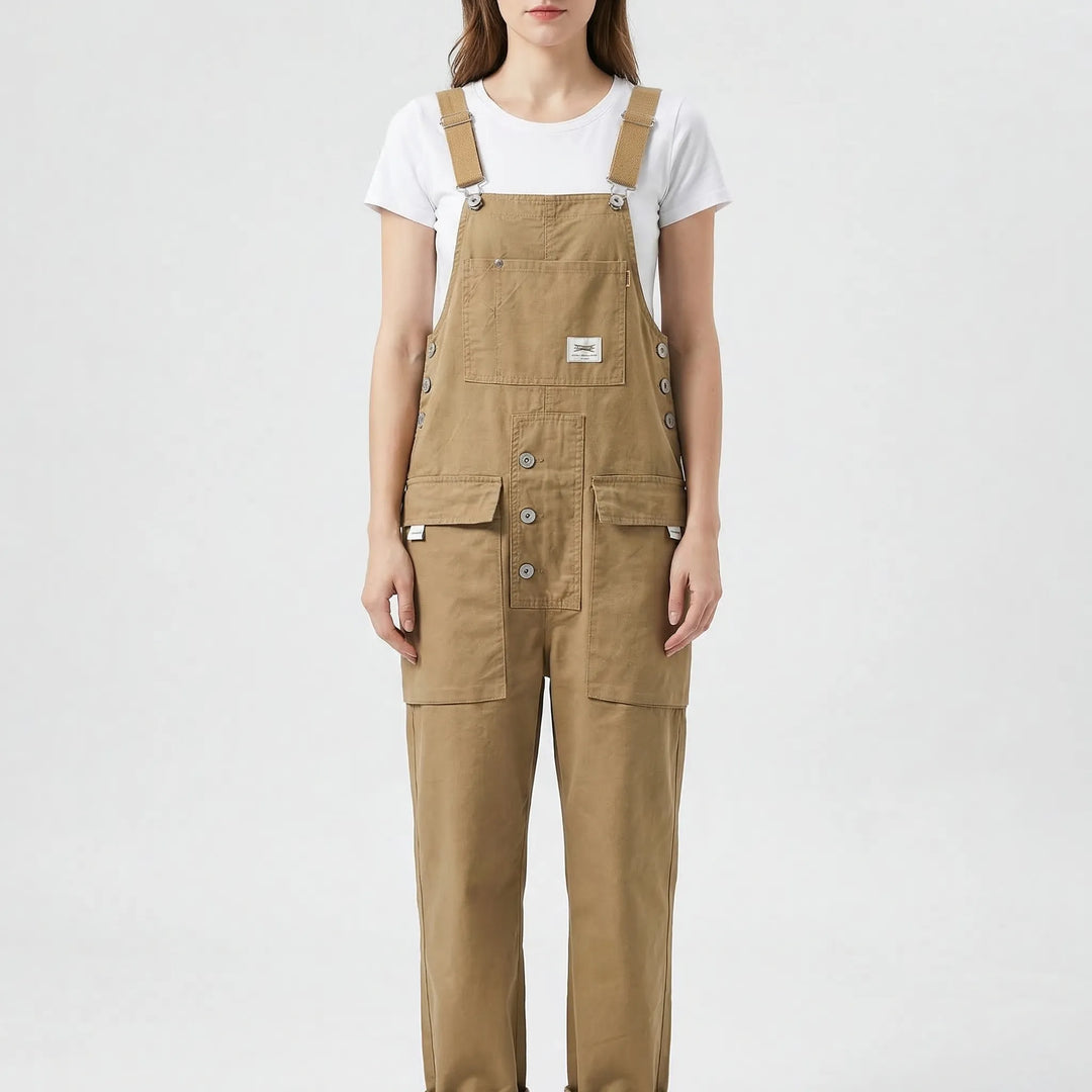 Marlowe | Women's Loose Fit Bib Overalls 5