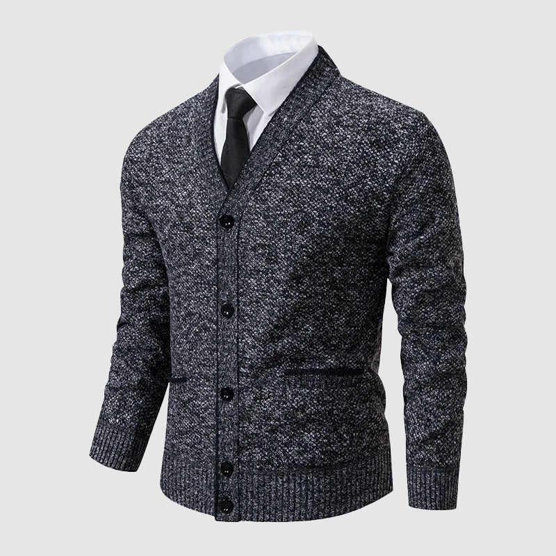 Mathis | Men's Shawl Collar Cardigan Sweater Knit Button Up 1