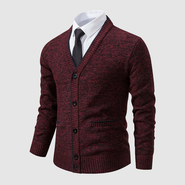 Mathis | Men's Shawl Collar Cardigan Sweater Knit Button Up 2