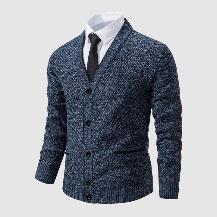 Mathis | Men's Shawl Collar Cardigan Sweater Knit Button Up 3
