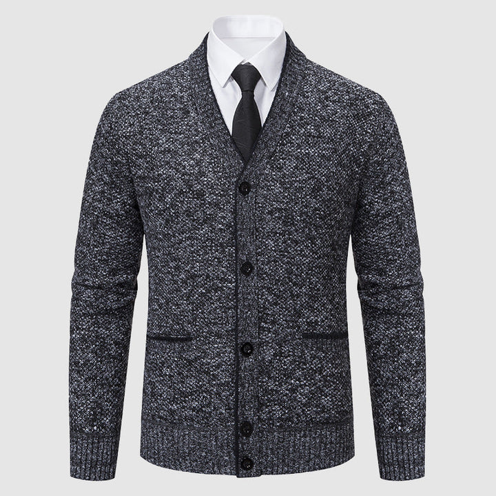 Mathis | Men's Shawl Collar Cardigan Sweater Knit Button Up 5