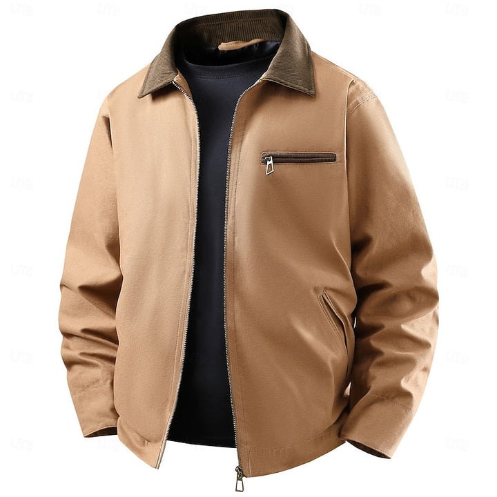 Men's Canvas Work Jacket – Brown