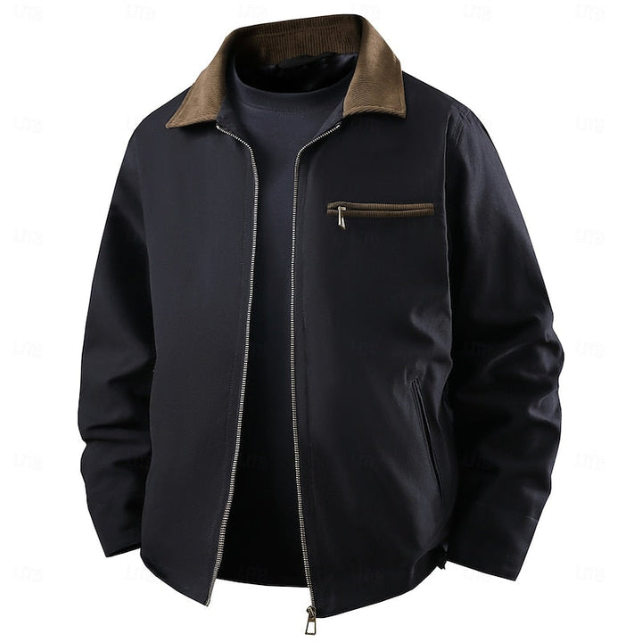 Men's Canvas Work Jacket – Black