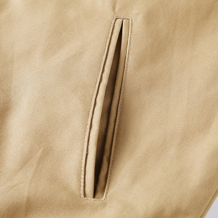 Men's Canvas Work Jacket – Detail View