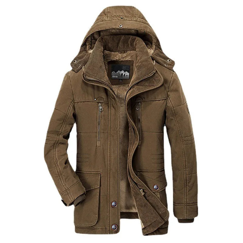 Mees | Men's Hooded Winter Parka Fleece Lined Jacket 1