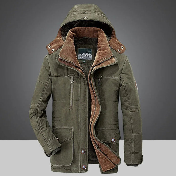 Mees | Men's Hooded Winter Parka Fleece Lined Jacket 2