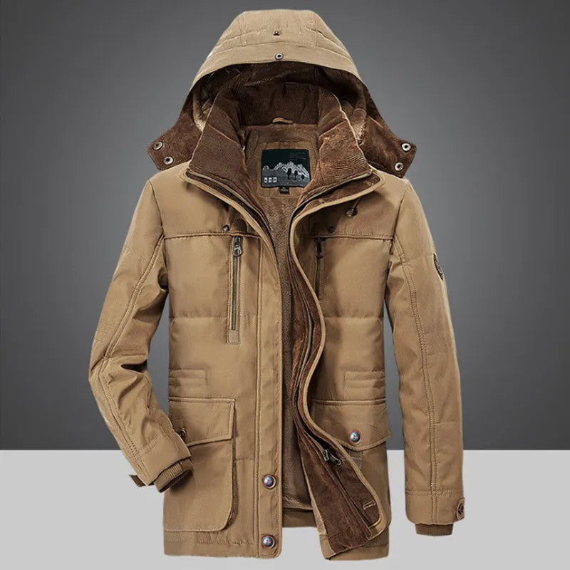 Mees | Men's Hooded Winter Parka Fleece Lined Jacket 3