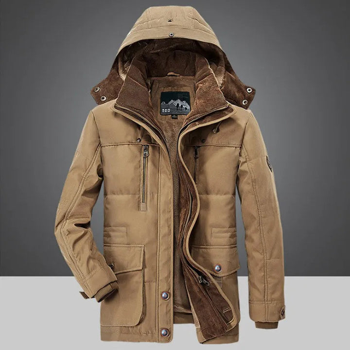 Mees | Men's Hooded Winter Parka Fleece Lined Jacket 3