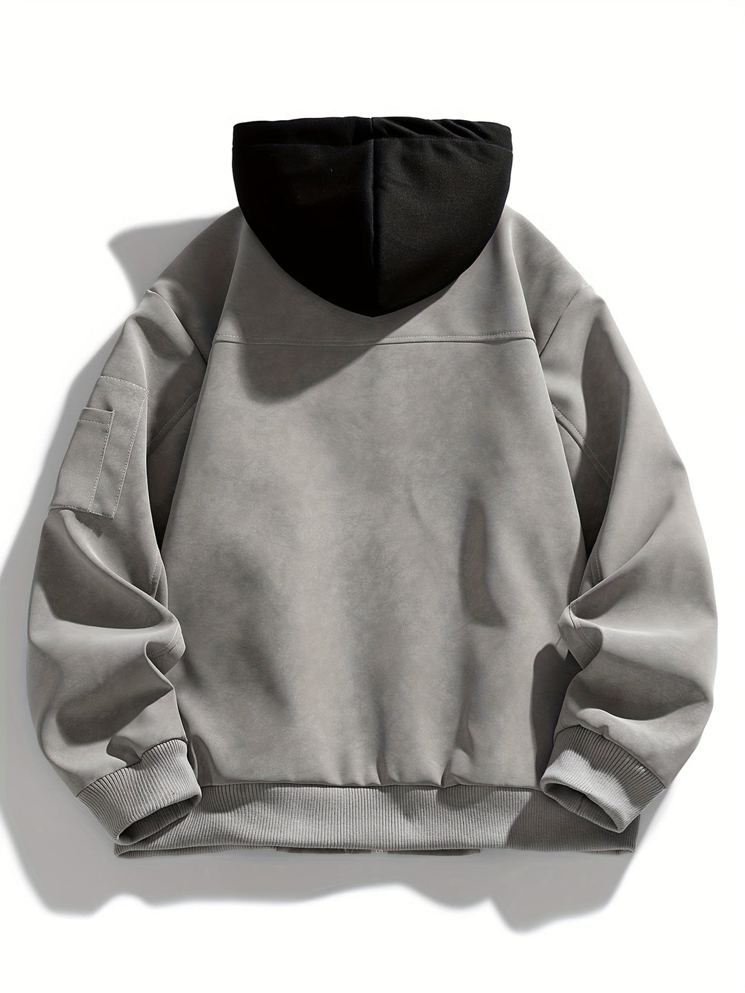 Menno | Men's Hooded Suede Bomber Jacket 10