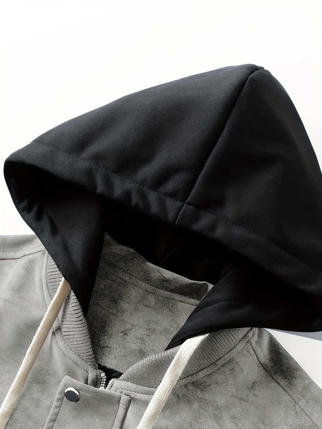 Menno | Men's Hooded Suede Bomber Jacket 11