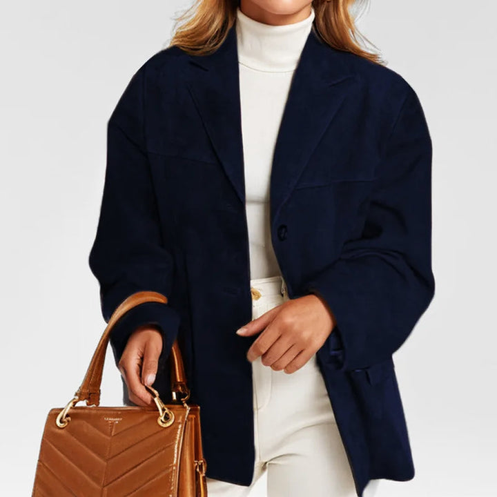 Mirjam | Women's Suede Jacket Oversized Shacket Casual Winter 3