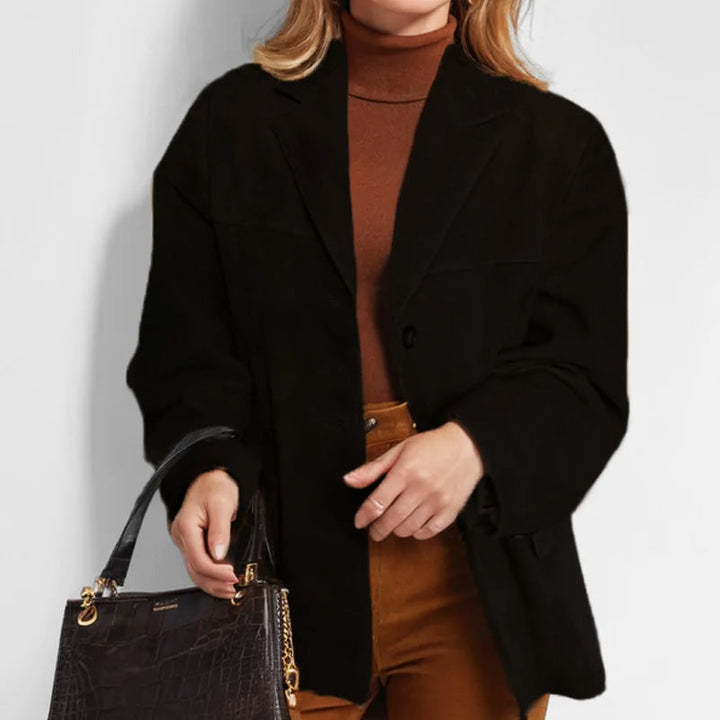 Mirjam | Women's Suede Jacket Oversized Shacket Casual Winter 4