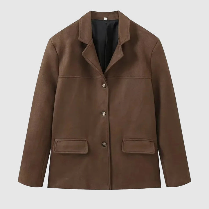 Mirjam | Women's Suede Jacket Oversized Shacket Casual Winter 6