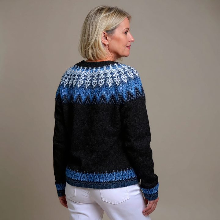 Mona - Fair Isle Knit Cardigan 2