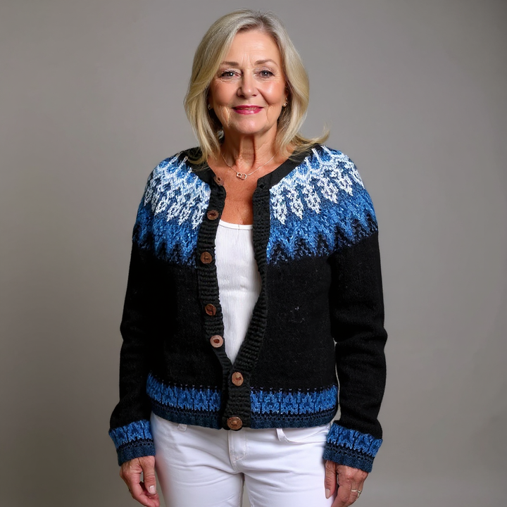 Mona - Fair Isle Knit Cardigan 3