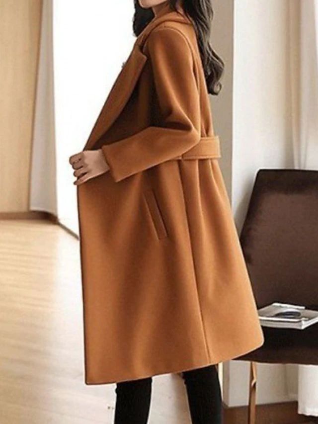 Nancy | Women's Belted Long Coat Winter Warm 10