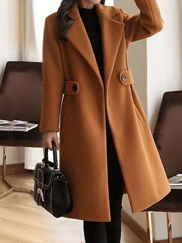 Nancy | Women's Belted Long Coat Winter Warm 2