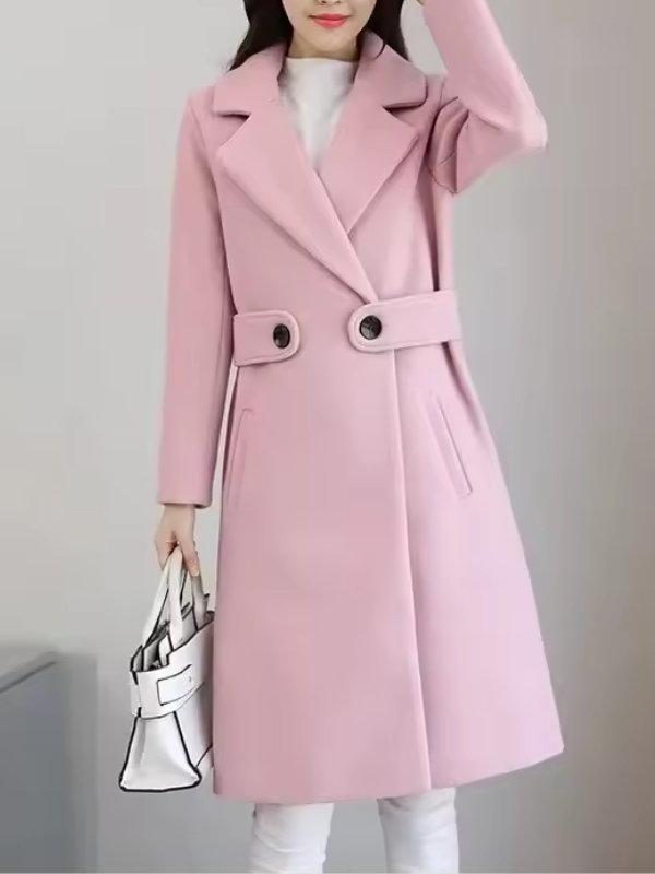 Nancy | Women's Belted Long Coat Winter Warm 6