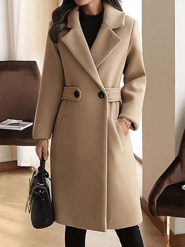 Nancy | Women's Belted Long Coat Winter Warm 7