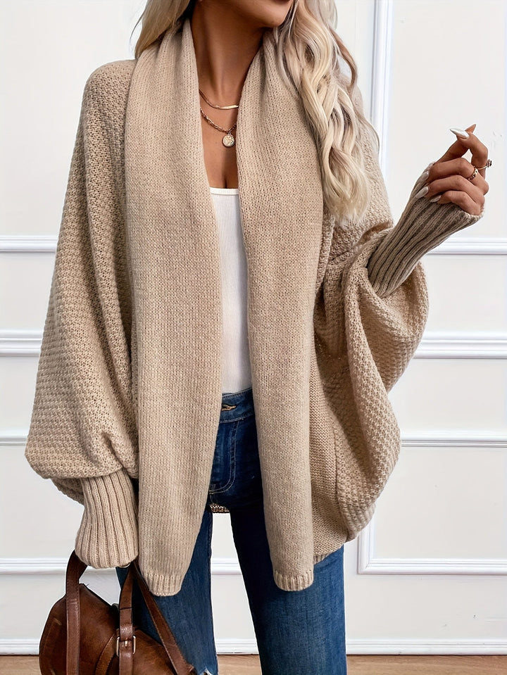 Nelleke | Women's Long Cardigan Shawl Collar Duster Open Front 2