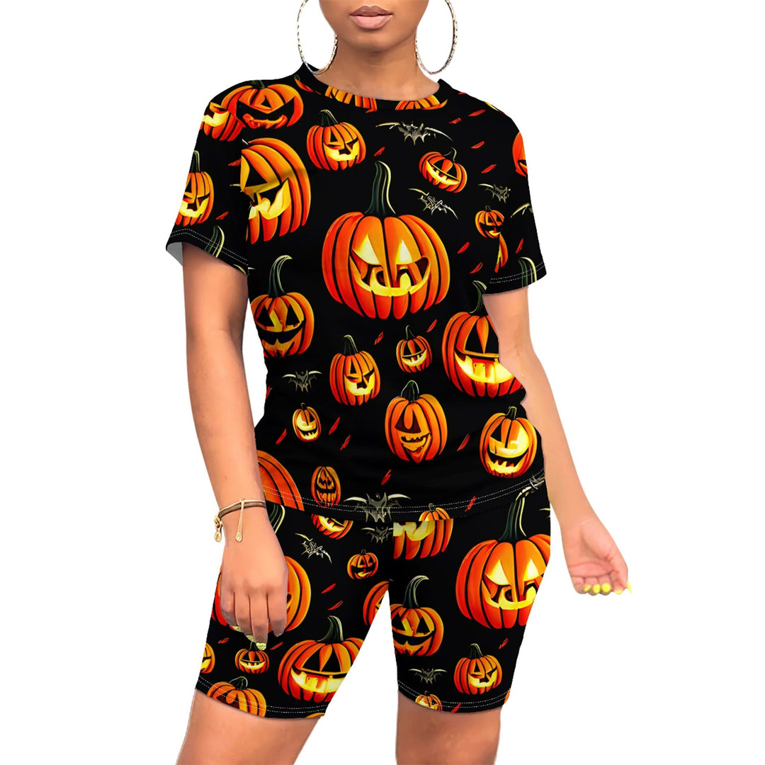 Nelly - Pumpkin Print Halloween Jumpsuit 1