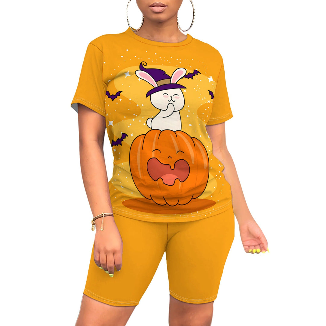 Nelly - Pumpkin Print Halloween Jumpsuit 4