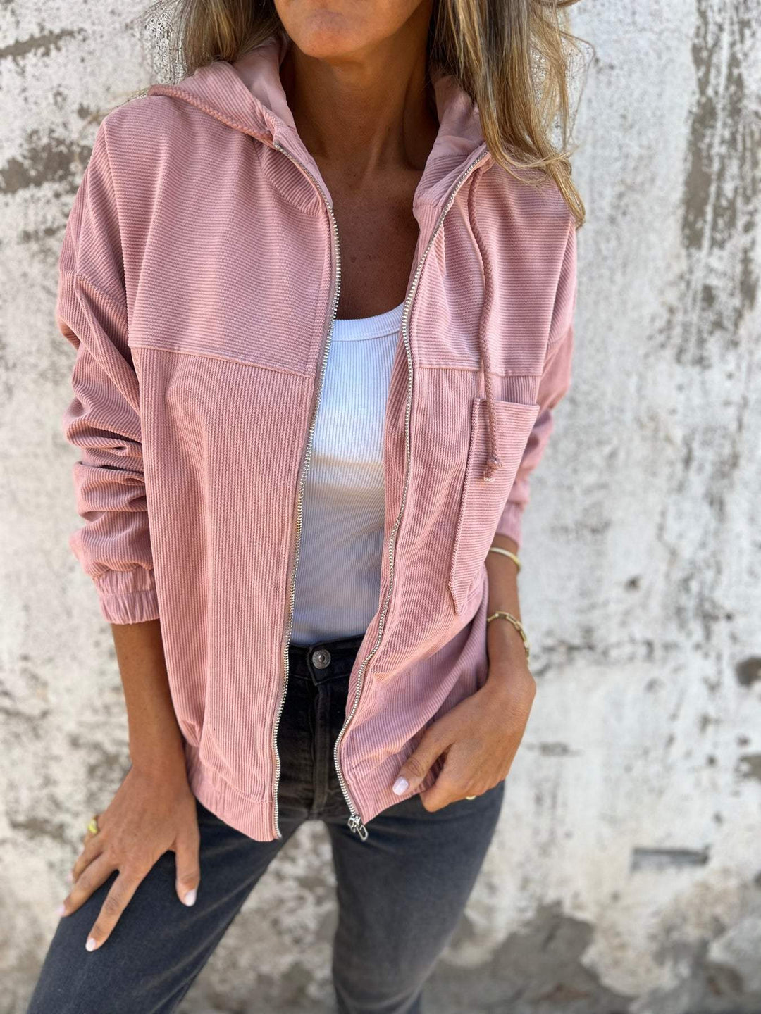Noa - Casual Hooded Zip-Up Fall Jacket 3