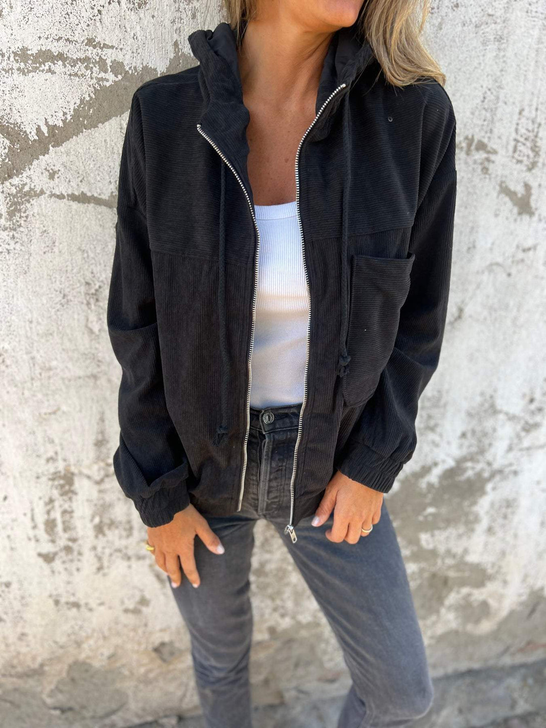 Noa - Casual Hooded Zip-Up Fall Jacket 4
