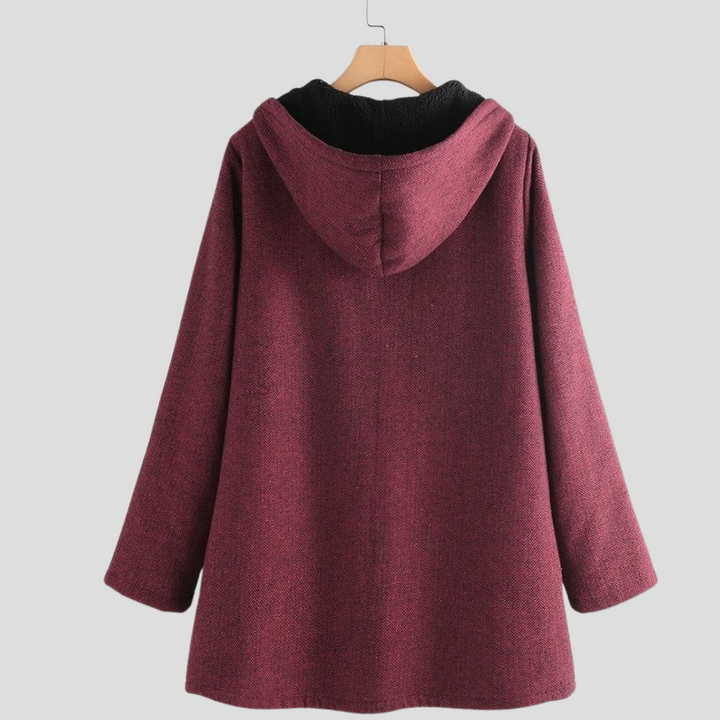 Noelle | Women's Fleece Hooded Coat Zip Up 3