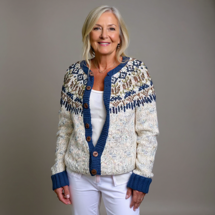 Noor - Fair Isle Knit Cardigan 3