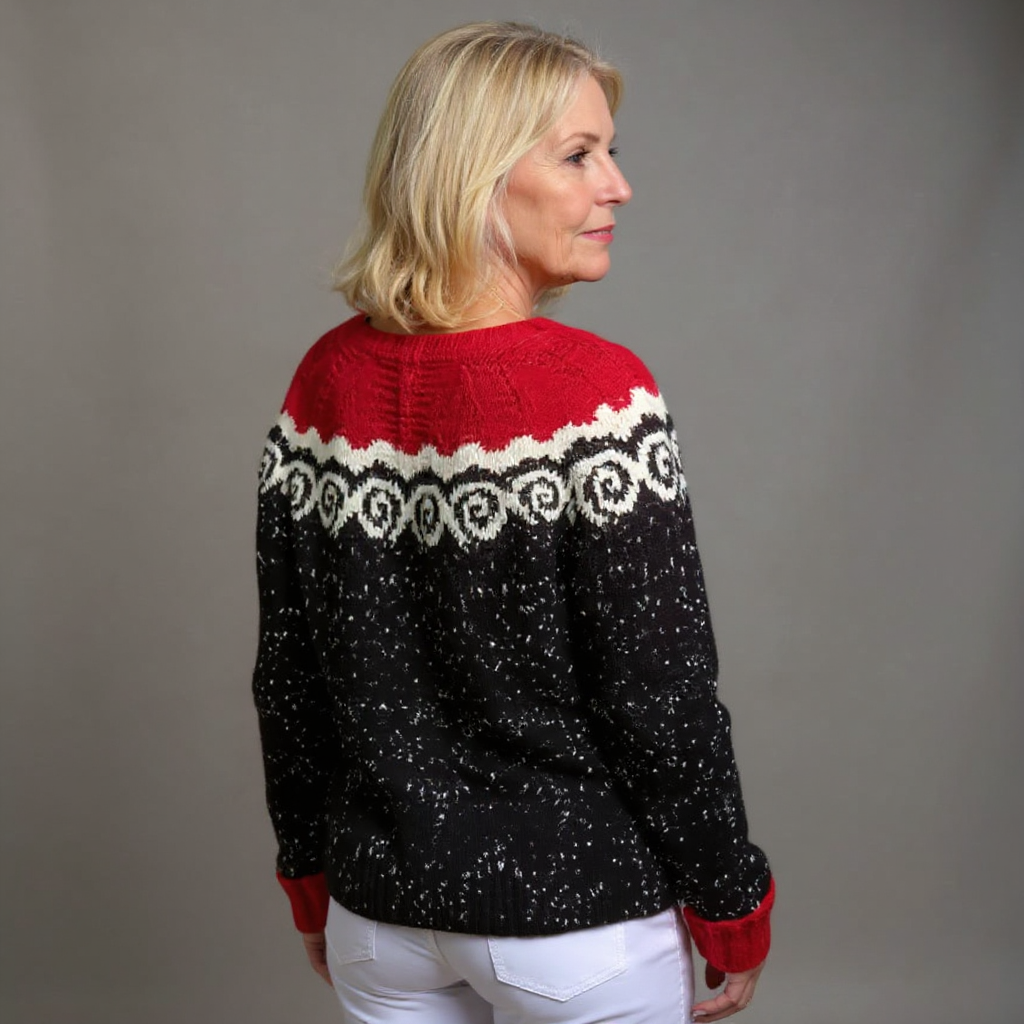 Odette - Fair Isle Knit Cardigan 2