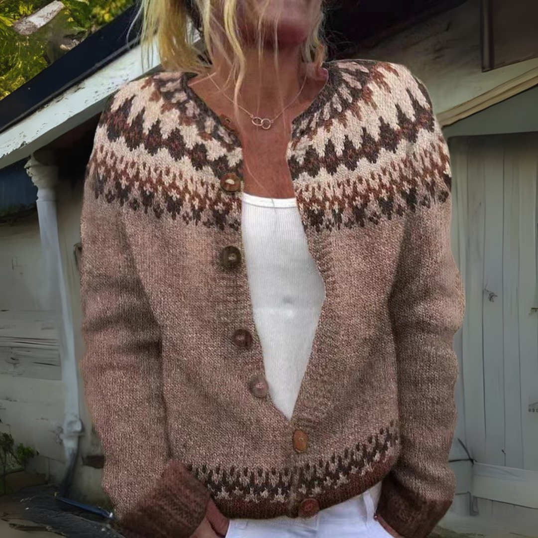 Oona - Folk Knit Cardigan 1