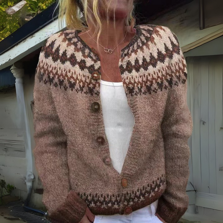 Oona - Folk Knit Cardigan 1