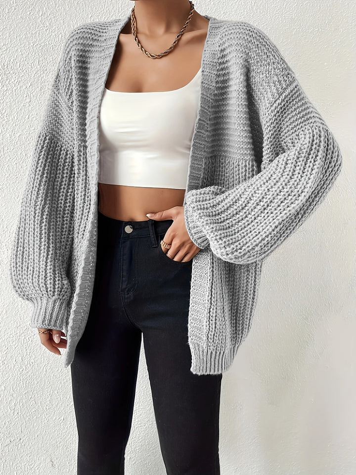 Otje | Women's Chunky Knit Cardigan Oversized Open Front 4