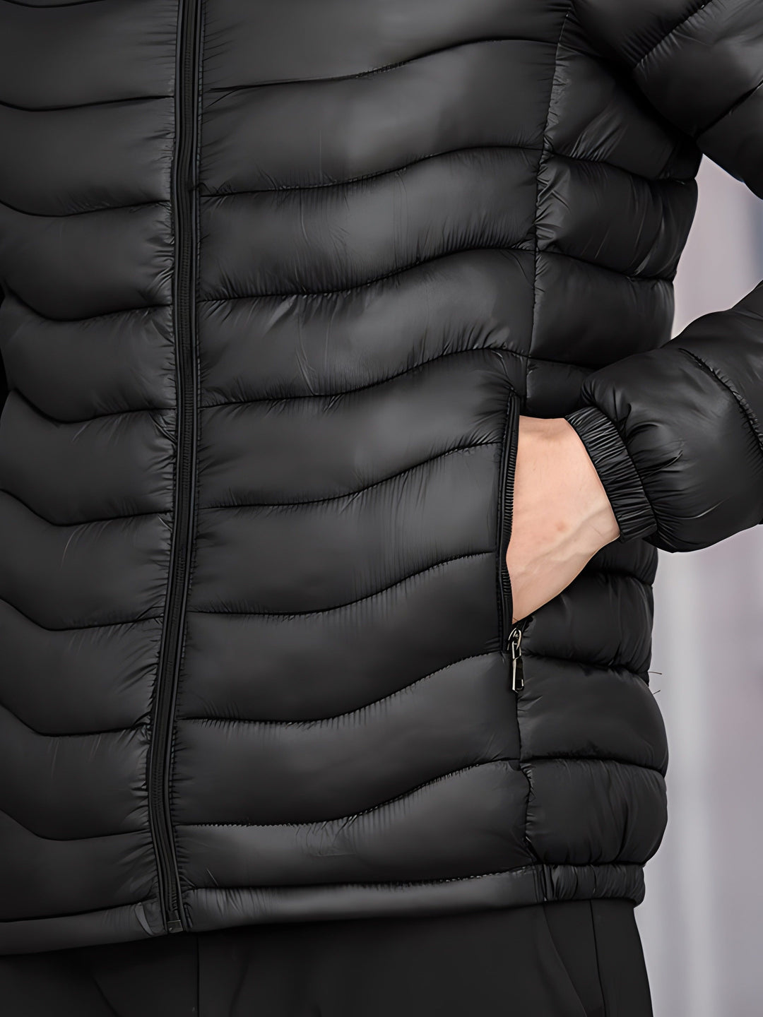 Owen | Men's Hooded Puffer Jacket Quilted Winter Down Insulated 6