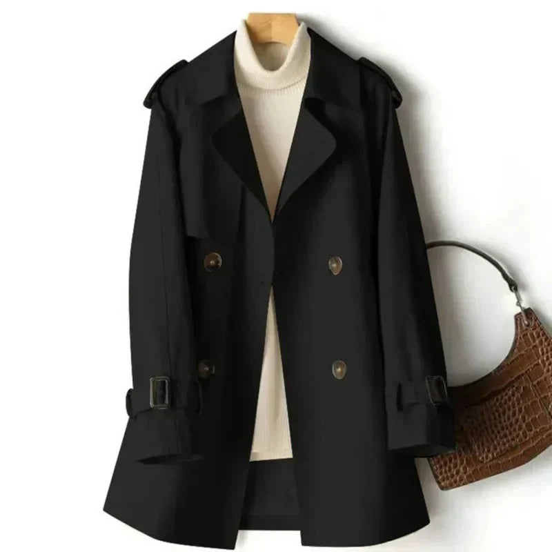 Pamela | Women's Trench Coat Belted Long 1
