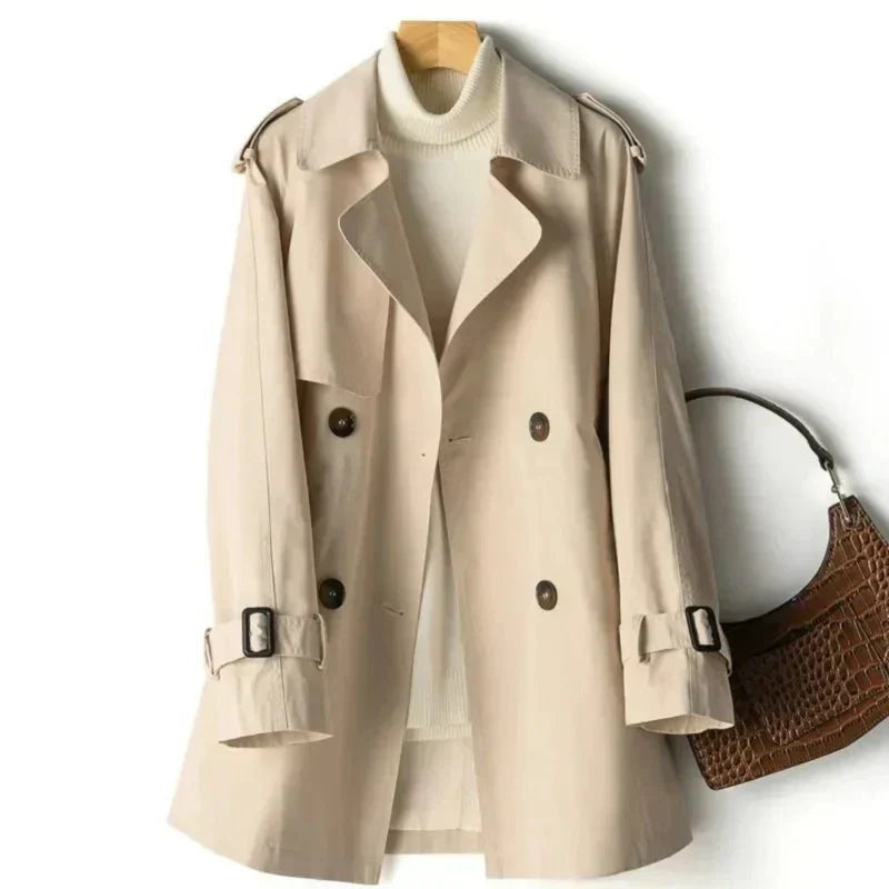 Pamela | Women's Trench Coat Belted Long 5