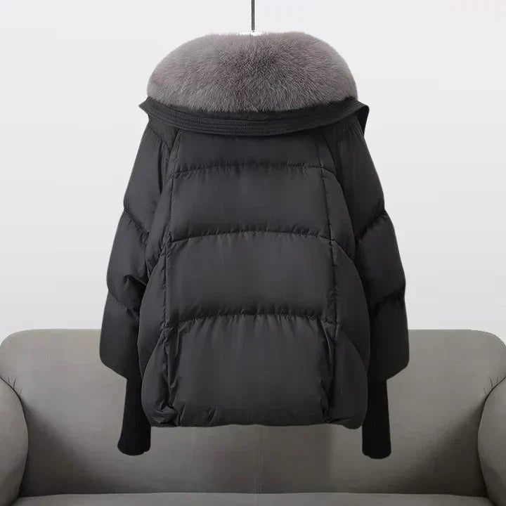 Paulien | Women's Puffer Jacket Fur Collar Quilted Winter 5
