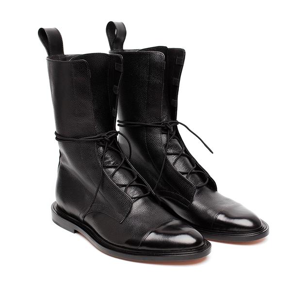 Pearl | Women's Orthopedic Lace Up Boots Block Heel Combat 3