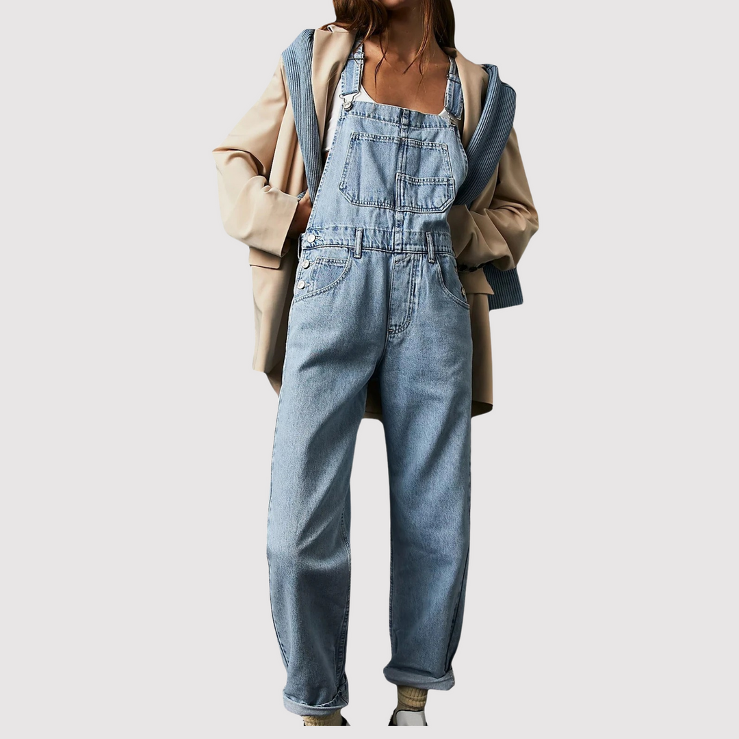 Perrine | Women's Relaxed Fit Denim Overalls 1