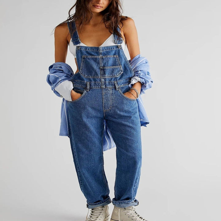 Perrine | Women's Relaxed Fit Denim Overalls 2
