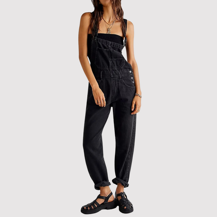 Perrine | Women's Relaxed Fit Denim Overalls 3