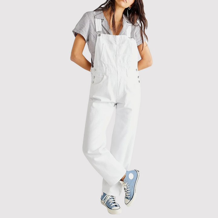 Perrine | Women's Relaxed Fit Denim Overalls 4