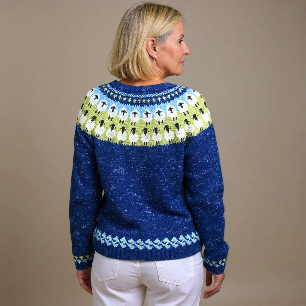 Petra - Fair Isle Knit Cardigan 2