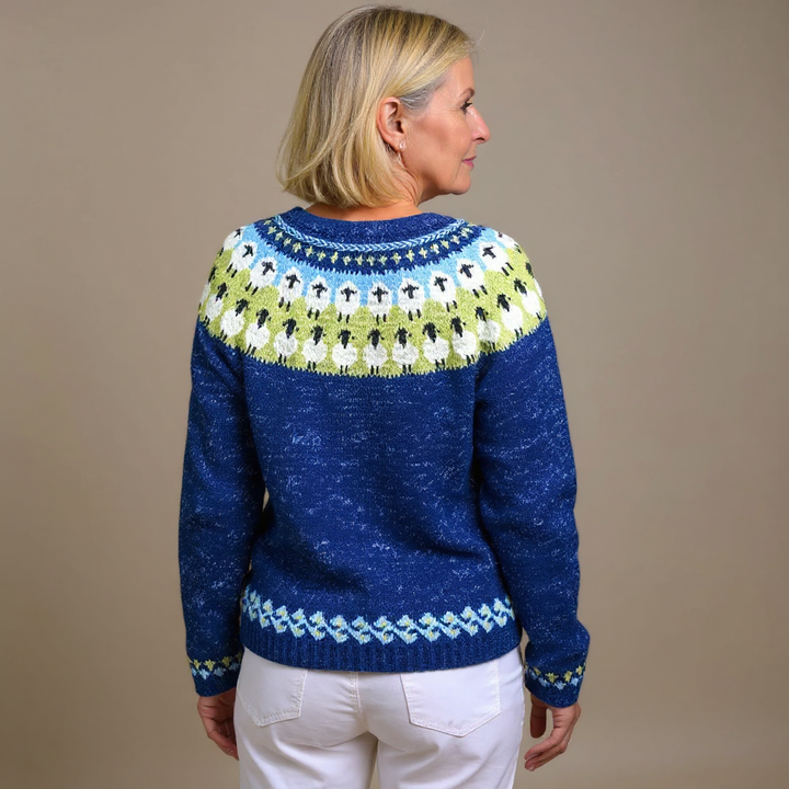 Petra - Fair Isle Knit Cardigan 2